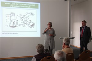 Heike Engelhardt vom Umweltamt des Landkreises machte in ihrem Vortrag auch deutlich, dass die Zahl wirklich aktiver Naturschützer auch im Landkreis Uelzen durchaus ausbaufähig ist
