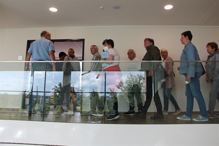 Einblicke in die verschiedenen Bereiche des Kreishauses erhielten die Besucherinnen und Besucher bei einem geführten Rundgang